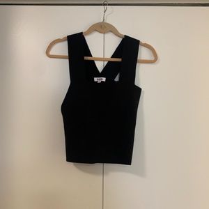 Black cross top in back from Revolve